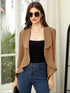 Damen Cardigan mit Puffärmeln & Open Front | Elegant & Luftig